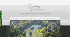 Desktop Screenshot of etangs-du-domaine.fr